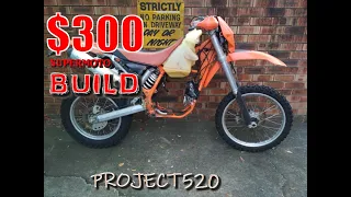 $300 KTM Supermoto build project520 ep1 supermotojunkies