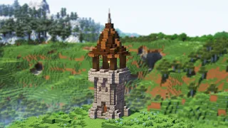 Minecraft: Medieval Watchtower Tutorial 1.19 - Medieval Watchtower in Minecraft 1.19 Tutorial