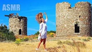 АСМР VLOG Турция 🌴 Триггеры МЕЛЬНИЦА и ПЕЩЕРА ЗАБРОШКА | ASMR Triggers whisper Old WINDMILLS & CAVE