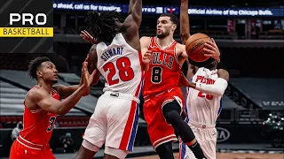 Detroit Pistons vs Chicago Bulls | Feb. 18, 2020/21| NBA Season | Обзор матча