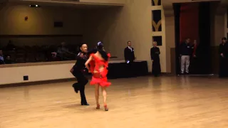 Cal State NQE 2014 Youth Champion Latin-Samba-1st couple