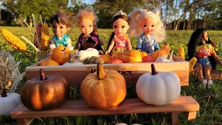 Fall festival 2022 ! Elsa & Anna toddlers & friends - Barbie - contest - pumpkins