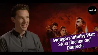 Avengers: Infinity War Stars fluchen auf Deutsch!