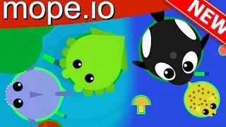 Mope.io HOW TO GET THE KRAKEN FULL GAMEPLAY!! | ALL MOPE.IO ANIMALS!! NEW PUFFER FISH UPDATE!