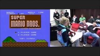 Super Mario Bros. (Blindfolded Attempt + Any%) by AndrewG in 5:51 - AGDQ 2011