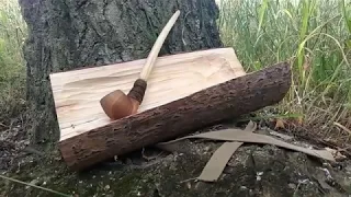 Wooden pipe making