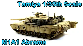 Tamiya 1/35th Abrams M1A1 Completed Scale Model Tank