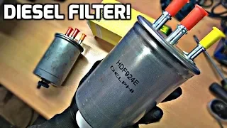 Ford Mondeo Mk3 Diesel Filter Replacement (How To)