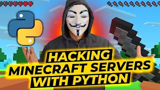 Minecraft hacking with PYTHON and Log4j // Netcat reverse shell exploiting CVE