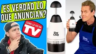 ¿Funciona el slap chop? Le hicimos las pruebas de su anuncio //  Pongamoslo a prueba