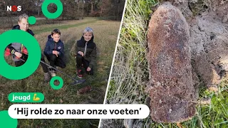 Vince en zijn buurjongens vinden granaat uit de Tweede Wereldoorlog