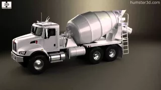 Kenworth T470 Mixer Truck 3-axle 2009 by 3D model store Humster3D.com