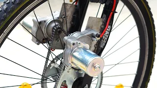 How To Make Electric Bike Using Two Self Motor