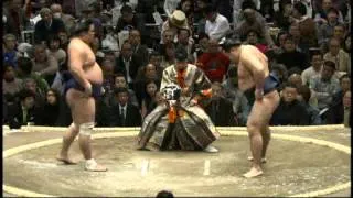 17 Myogiryu vs Kakuryu, shitatedashinage