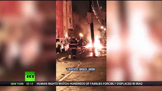 Super Bowl mayhem Fans clash explosion heard in city of Philadelphia