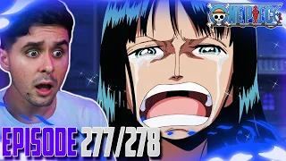 "I WANT TO LIVE" One Piece Ep. 277,278 Live Reaction!