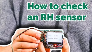 How to test relative humidity sensors