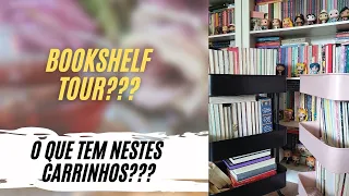 Bookshelf Tour 2021: Tour pelos carrinhos de livros | chrisakie