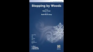 Stopping by Woods (3pt Mixed), by Ruth Morris Gray – Score & Sound