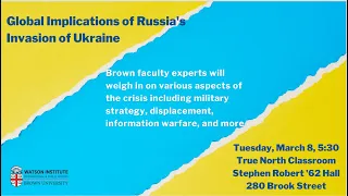 Global Implications of Russia's Invasion of Ukraine