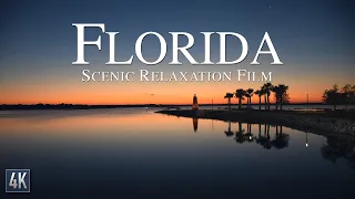 Florida 4K | Scenic Relaxation Film with Calming Music | FL Beaches HD Drone