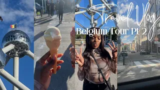 Travel Vlog Europe Tour Pt 2| Belgium Trip