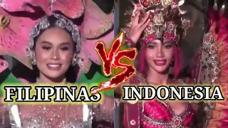 Filipinas VS  Indonesia  National Costume Competition | Reina Hispanoamericana 2023