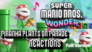 The Internet reacts to Super Mario Bros Wonder Piranha Plants on Parade Song Full Version