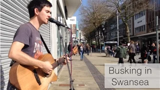 Busking in Swansea - Eva Cassidy - Songbird Cover - Tom Bedlam