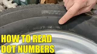 How to read production dates on tires