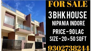 (PC 022) 3Bhk Newly Constructed House For Sale | Nipania Indore | Price-90 Lac