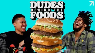 Trying the Gross/Amazing "Land Air & Sea" McDonalds Burger + Eating Animal Souls! with Patrick Cloud