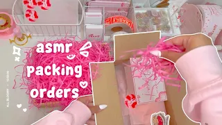asmr packing orders in real time // no music or talking