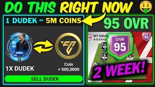 Earn Million Coins From DUDEK- 0 to 100 OVR as F2P [Ep15]