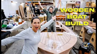 Letting the Girls Loose to Build a Wooden Boat (MJ Sailing - Ep 320)