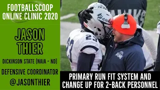 Online Clinic 2020: Jason Thier | Dickinson State (NAIA - ND) | Defensive Coordinator