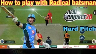 C. Ingram 50* Radical Show on hard pitch | Batting tips 🏏 | Real Cricket 20 3D