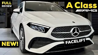 2023 MERCEDES A Class AMG NEW FACELIFT ! FULL In-Depth Review Exterior Interior Infotainment MBUX