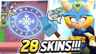 28 NOVAS SKINS... 8 LENDÁRIAS!? RAGNAROK, BABY SHARK E MAIS...