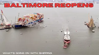 Baltimore Reopens Channel for Some Commercial Shipping | FBI Boards DALI