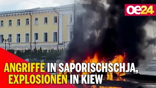 Ukraine: Angriffe in Saporischschja, Explosionen in Kiew