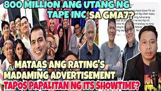 BREAKING NEWS ❗800 MILLION ANG UTANG NG TAPE INC SA GMA7 KAYA WALA NG RENEWAL CONTRACT?