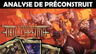 Decks Commander Préconstruits de New Capenna : plein de nouvelles cartes et de belles rééditions !!