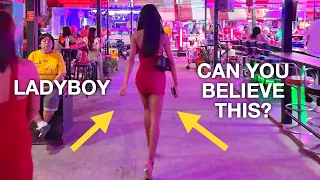 AMAZING ❤️ LADYBOY ❤️ BEAUTY IN PATTAYA (Hot Night Walking Tour) in 4K