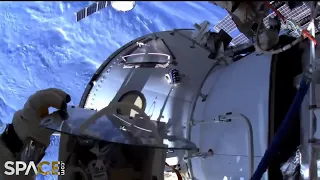 Cosmonauts spacewalk outside Nauka module in these amazing views