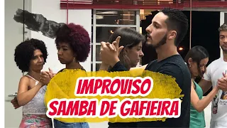 IMPROVISO DE SAMBA DE GAFIEIRA ALLAN TAVARES E JULIANA PIRES NO STUDIO DE DANÇA FRANZ ROCHA !!!