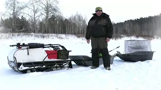 Ловушка для рыбы Финская катиска зимой. Замор на водоёме начинается!