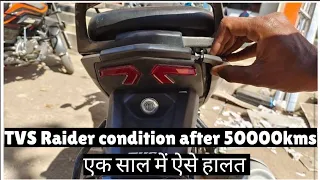 TVS Raider 125 condition after 50000 km.