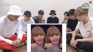 BTS reaction BLACKPINK-- LISA Cute and Funny...TIK TOK◇