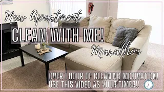 🏡NEW APARTMENT CLEAN WITH ME MARATHON 2021| 1+ hour of speed cleaning motivation | Cleaning Routine